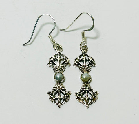 Crown Pearl Hook earrings. PURA (PG124)