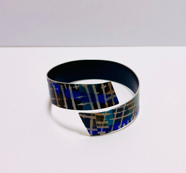 Strip Bangle, Multi Charcoal (MN85)