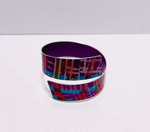 Strip Bangle, Multi Purple (MN83)