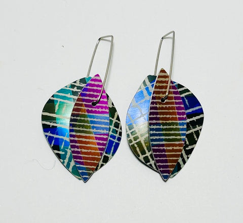 Tone & Line Earrings 1 (MN92)