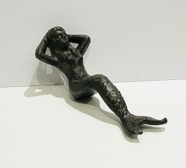 Sitting Mermaid. Steel Welded Art (PGS11)