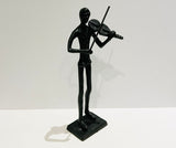 Violin Player. Steel Welded Art (PGS15)