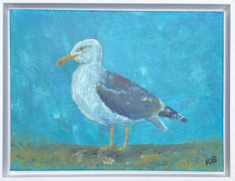 Hungry Seagull. Acrylic (KB6)