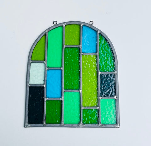 Arched Stained Glass panel 1  (OG11)
