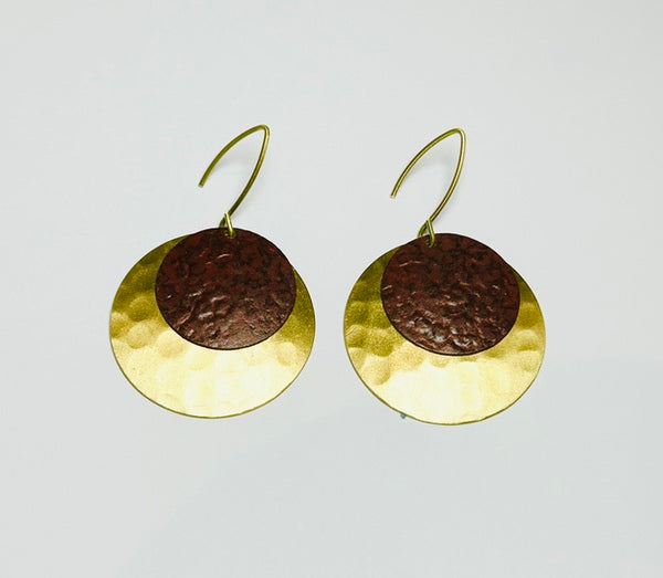 Gol Earrings, Berry (DO17)