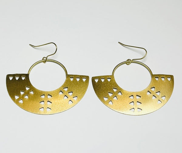 Katrina Earrings, Golden (DO19)