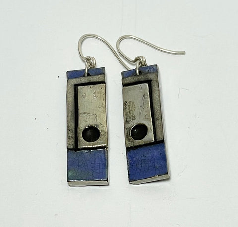 Blue Hook Earrings 3. Ceramic jewellery (AR19)