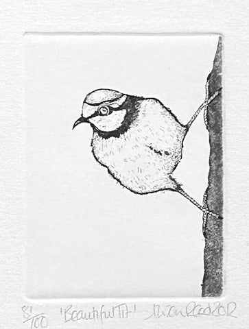 Beautiful Tit. Etching 81/150 (AR104)