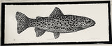 The Fish Lover. Linocut Print 30/150 (AR37)