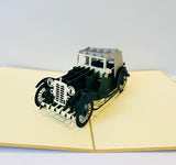 Vintage Car (Pop-up Card)