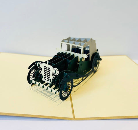Vintage Car (Pop-up Card)