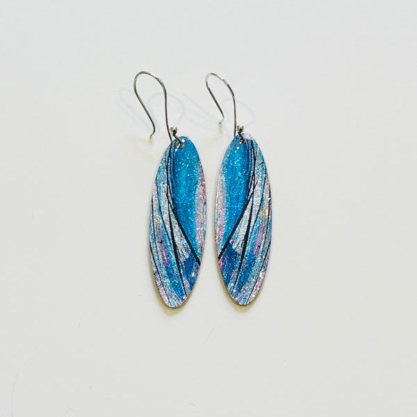 Sparkling Surf Hook Earrings (VF132)