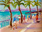 On the Promenade. OIL (CL31)