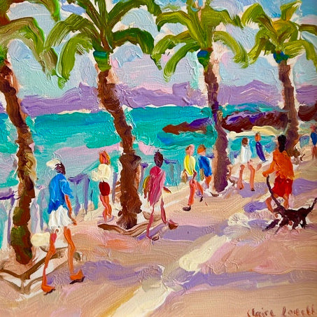 On the Promenade. OIL (CL31)