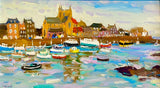 Moored at Barfleur. OIL (CL30)
