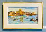 Moored at Barfleur. OIL (CL30)