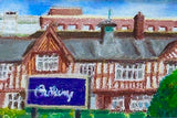 Cadbury Entrance, Oil Pastel Painting (CH24)