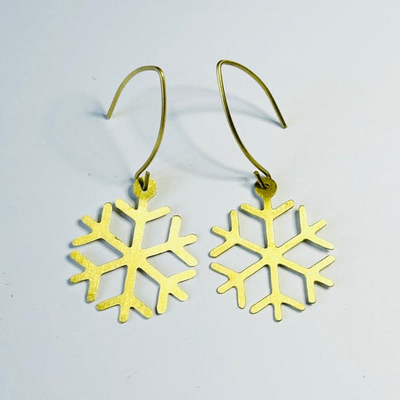 Himani Hook Earrings, Gold colour (DO32)