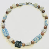 Ocean Strata Mix Ceramic Necklace (CM20)
