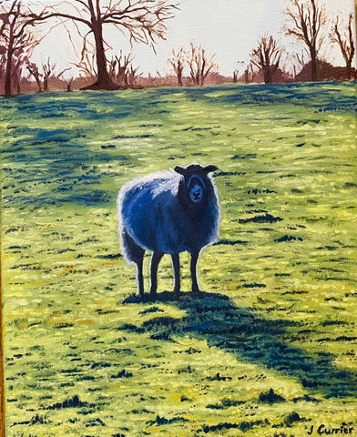 The Unshepherded. Oil Painting (JC34)