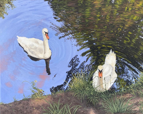 Gentle Ripples. Oil Painting (JC02)