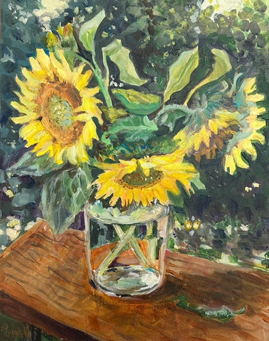 Afternoon in the Garden. Acrylic Painting (MP01)