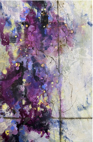 Glorious Abundance. Mixed media Painting by Julie Marcus (NW40)