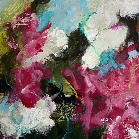 Abundance. Mixed media Painting by Julie Marcus (NW41)