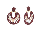 Naazia Earrings, Berry (DO06)