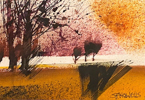 As Autumn Leaves. Watercolour painting. (SH01)