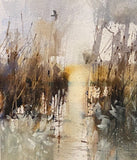 Silver Morning. Watercolour painting. (SH05)