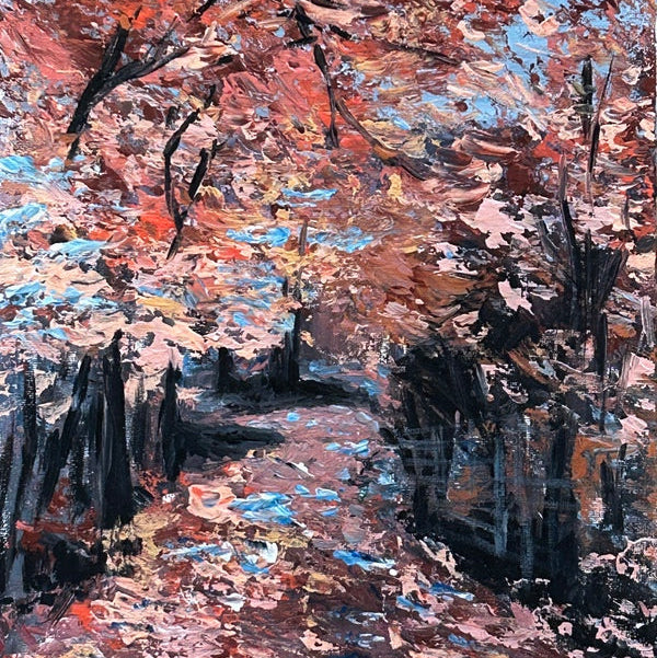 September's Corridor. Acrylic painting (EF08)