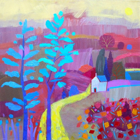 Summer Hideaway. Acrylic Painting (GLP10)