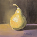 The Pear, Oil painting. Framed (MS47)