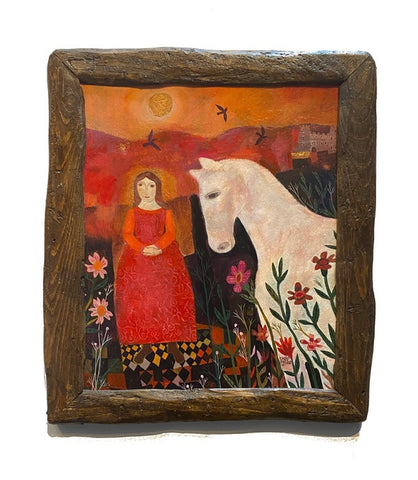 The Scottish Queen. Mixed Media Painting (SW28)