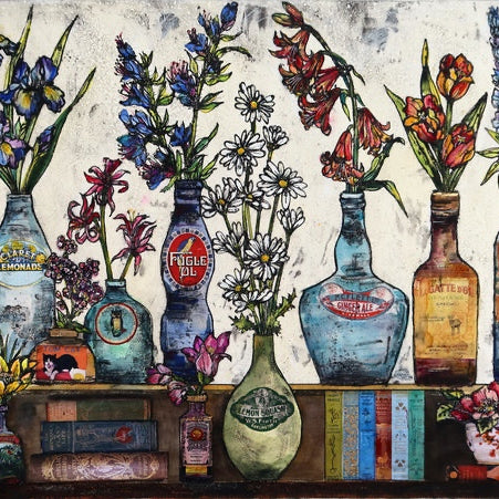 The Romance of Plant Life. Collagraph, Print a/p. FRAMED (VO10)