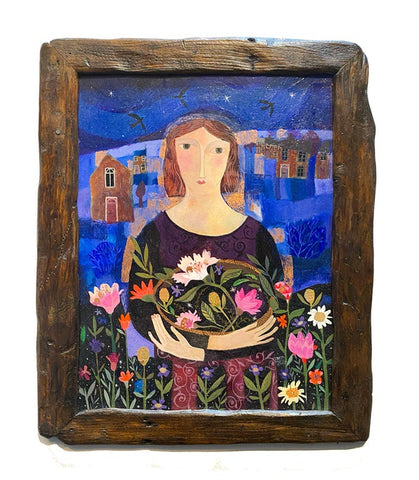 Under the Stars. Mixed Media Painting (SW29)