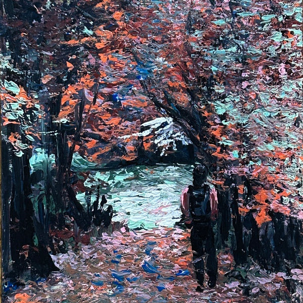 Unfolding Journey. Acrylic painting (EF09)