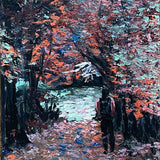 Unfolding Journey. Acrylic painting (EF09)