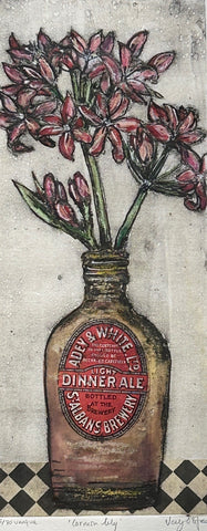 Cornish Lily. Collagraph Print 5/30 (VO03)