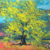 Verdant Radiance. Acrylic painting (EF12)