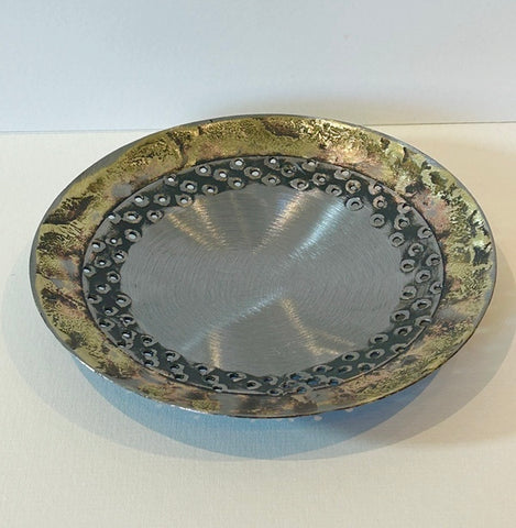 Perforated-edge Metal Bowl, Small (WB02)