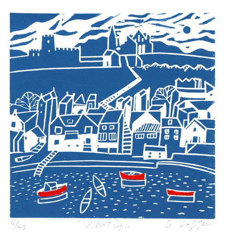 Whitby. Linocut Print 5/40 (GL511)
