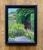 Winterbourne Garden. Acrylic Painting (JW03)