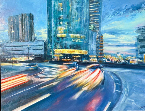 Radisson Blu. Oil Painting, Framed (JS10)