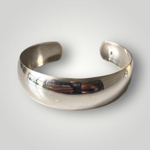 Plain Sterling Silver Cuff bracelet  (PG26)