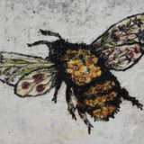 Weeds Feed Bees. Collagraph Print 18/30 (VO14)