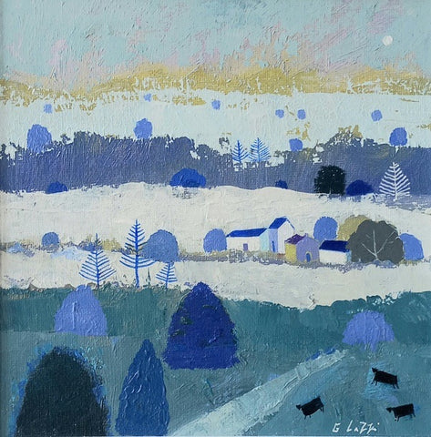Winter Dales, Acrylic on Canvas panel. Framed (GL98)