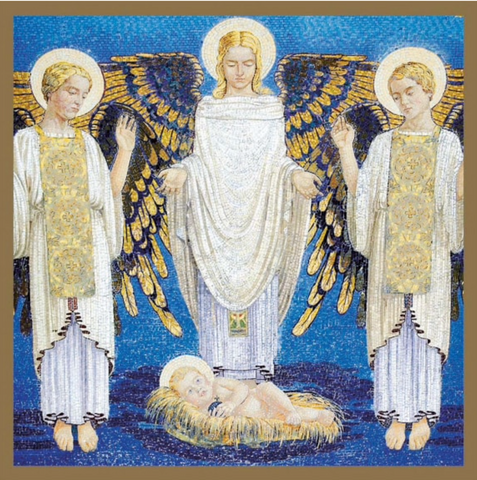 Angel Adoration (5 Christmas cards)