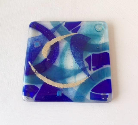 Abstract Coaster (Blue)
